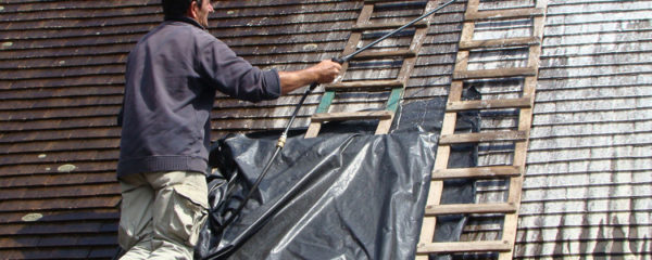 démoussage de toiture